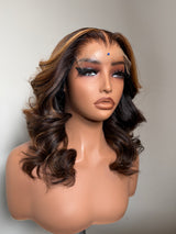 12” Customized Brazilian Body Wave Wig - 6x6 hd Lace, Glueless, Pre-Plucked