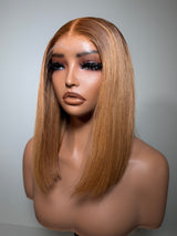 12” Virgin Hair Bob Wig - 5x5 hd Lace, Glueless, Pre-Plucked