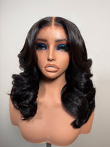 16” Vietnamese Wavy Wig – HD Lace, Glueless, Pre-Plucked