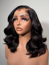 12” Customized Indian Body Wave Wig - 6x6 hd Lace, Glueless, Pre-Plucked