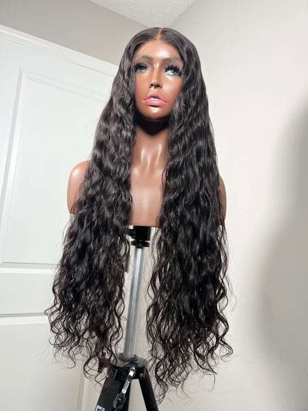 26” 5x5 hd Closure Raw Wavy Vietnamese unit