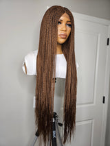 36” Middle Part Single Braid Lace Closure