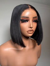 10” Virgin Hair Bob Wig - 5 x 5 hd  Lace, Glueless, Pre-Plucked