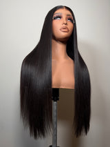 22” SDD Raw Vietnamese Straight Wig - 5x5 Hd  Lace, Glueless, Pre-Plucked