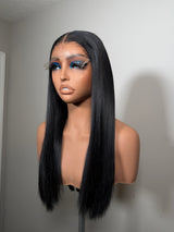 16” SDD Raw Vietnamese Straight Wig - 5x5 Hd  Lace, Glueless, Pre-Plucked