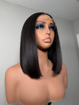 12” Indian Bob Wig - 6x6 hd  Lace, Glueless, Pre-Plucked