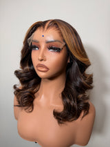 12” Customized Brazilian Body Wave Wig - 6x6 hd  Lace, Glueless, Pre-Plucked