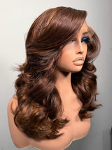 16” Cinnamon Swirl Vietnamese Body Wave Wig – HD Lace, Glueless, Pre-Plucked