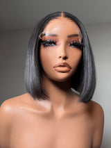 10” Virgin Hair Bob Wig - 5 x 5 hd  Lace, Glueless, Pre-Plucked