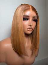 12” Virgin Hair Bob Wig - 5x5  hd  Lace, Glueless, Pre-Plucked