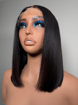 12” Indian Bob Wig - 6x6 hd  Lace, Glueless, Pre-Plucked