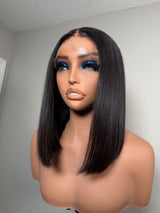 12” Hair Bob Wig - 6x6 hd  Lace, Glueless, Pre-Plucked