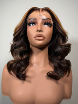 12” Customized Brazilian Body Wave Wig - 6x6 hd  Lace, Glueless, Pre-Plucked