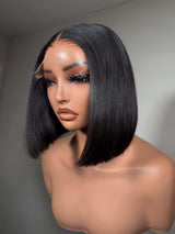 10” Virgin Hair Bob Wig - 5 x 5 hd  Lace, Glueless, Pre-Plucked