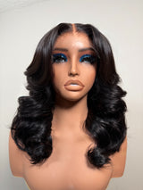 16” Vietnamese Wavy Wig – HD Lace, Glueless, Pre-Plucked