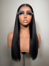 16” SDD Raw Vietnamese Straight Wig - 5x5 Hd  Lace, Glueless, Pre-Plucked