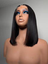 12” Indian Bob Wig - 6x6 hd  Lace, Glueless, Pre-Plucked