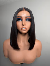 12” Indian Bob Wig - 6x6 hd  Lace, Glueless, Pre-Plucked