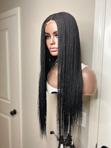 30” 4x4 Lace Closure Micro Twist Handmade Wig