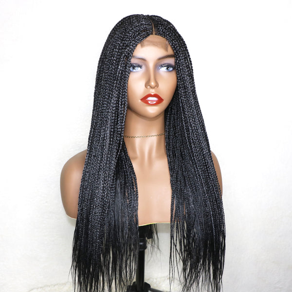 30” 2x6 Lace Closure Single Braids