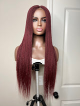 30” 4x4 Lace Closure Micro Twist Handmade Wig