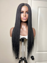 30” 4x4 Lace Closure Micro Twist Handmade Wig