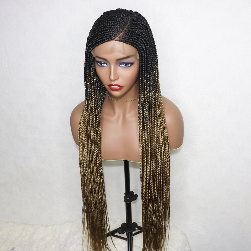 34” “C” cut 6x6 Lace Closure Cornrow Braids