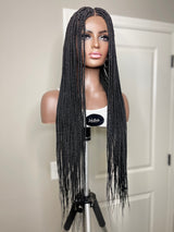 36” 360 Lace Frontal Box Braid Wig