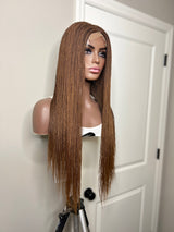 30” 4x4 Lace Closure Micro Twist Handmade Wig