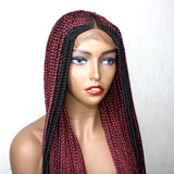 22” “Tej” Middle Part Lace Closure Cornrow Braids