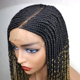 34” “C” cut 6x6 Lace Closure Cornrow Braids