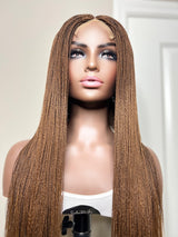 30” 4x4 Lace Closure Micro Twist Handmade Wig