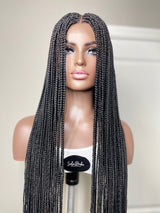 36” 360 Lace Frontal Box Braid Wig