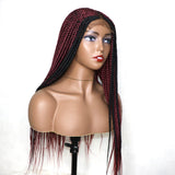 22” “Tej” Middle Part Lace Closure Cornrow Braids