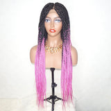 26” Lace Closure Box Braids