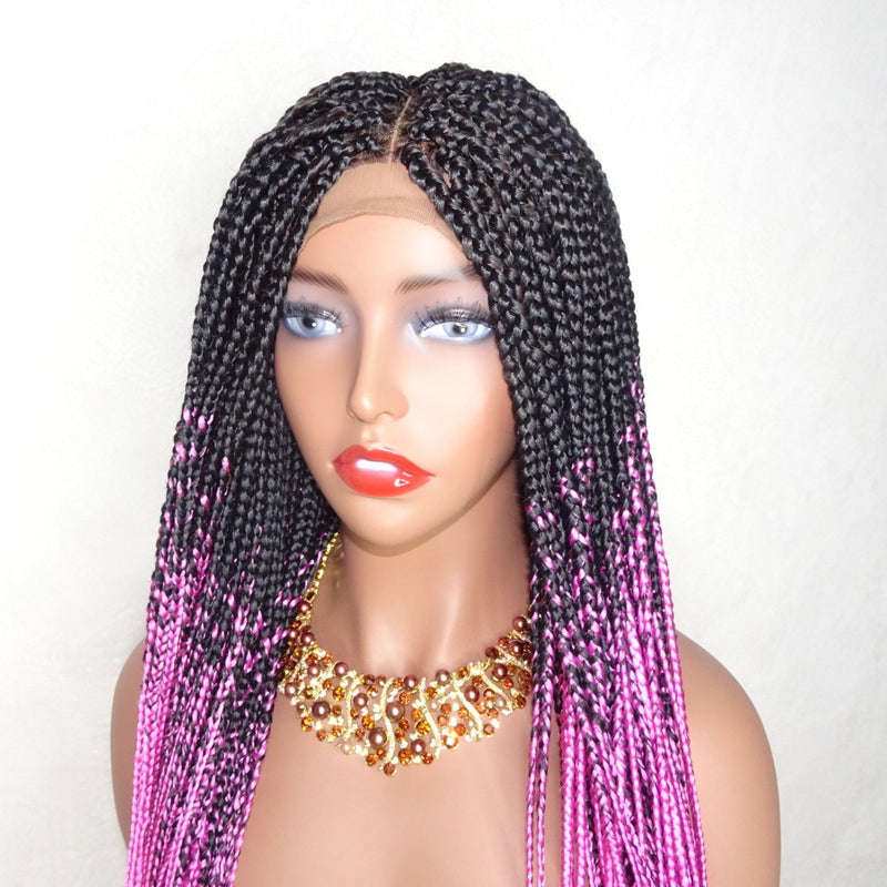 26” Lace Closure Box Braids